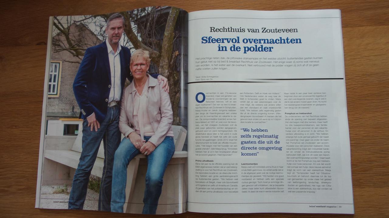 Bed & Breakfast Rechthuis Van Zouteveen Schipluiden